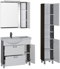 Мебель для ванной Aquanet Сити 90 L венге