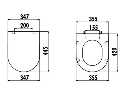 CREAVIT Крышка дуропласт с микролифтом LARA