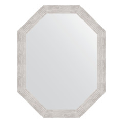 Зеркало настенное Polygon EVOFORM в багетной раме серебряный дождь, 72х92 см, BY 7088