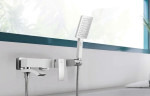 Смеситель для ванны Rose R1552F, белый/хром