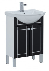 Тумба с раковиной Aquanet Эрвин 60 черный