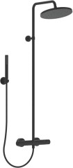 Душевая система Ideal Standard Ceratherm T25 в комплекте с термостатическим смесителем для душа, черный матовый (BC748XG)