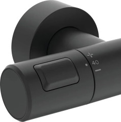 Душевая система Ideal Standard Ceratherm T25 в комплекте с термостатическим смесителем для душа, черный матовый (BC748XG)