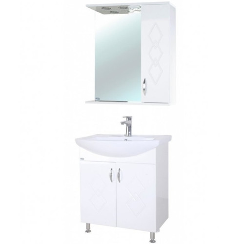 Зеркальный шкаф Bellezza Элеганс 60 с подсветкой