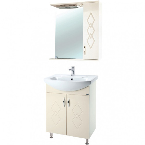 Зеркальный шкаф Bellezza Элеганс 60 с подсветкой