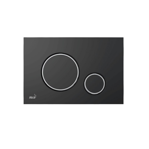 Кнопка смыва alcadrain 24.7х5.5х16.5 для инсталляции, пластик, цвет Черный (M778)