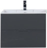 Тумба под раковину Aquanet Алвита 70 серый антрацит