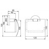 Держатель туалетной бумаги Jaquar CONTINENTAL Подвесной, Хром (ACNCHR1153S)