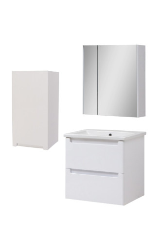 Комплект в ванную Ceruttispa тумба Пьемонт 60 подвесная №2 с умывальником "Кантэ 60"
