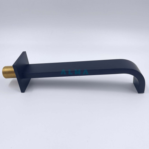 Встраиваемый душевой комплект со смесителем Liros, черный  3 режима