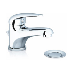 Смеситель для раковины Ravak Suzan Керамический картридж со сливным гарнитуром (X070001)