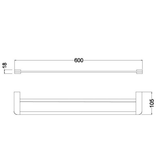 Держатель для полотенец Schein Allom 22821