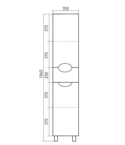 Пенал MIXLINE Кассиопея-35 правый (518676)