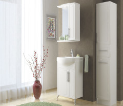 Зеркало-шкаф навесной с подсветкой MIXLINE Вилена-55 левый (534978)