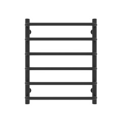 Полотенцесушитель Laris Стандарт П6 500/600 черный матовый 73208014ЧМ RU