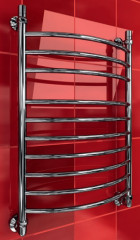 Полотенцесушитель водяной Двин форма лесенка 80х50, цвет Хром (4627085981732)