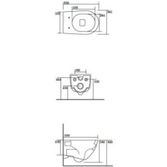 Унитаз Kerasan Aquatech 3715