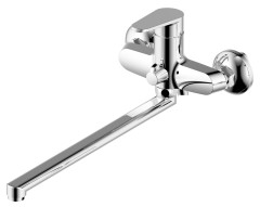 Смеситель AZARIO CASTELO для ванны с ручным душем, керамический картридж, хром (AZ-VJC138274C)