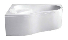 Ванна акриловая Santek Ибица асимметричная 160х100 левосторонняя белая
