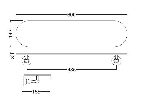 Полка Bugnatese Performa tradizionale 24830