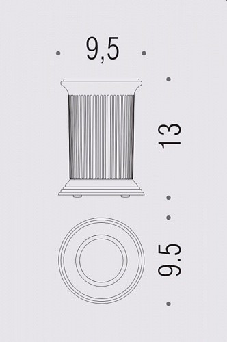 Стакан для зубных щеток Colombo Design Hermitage B3341.HPS