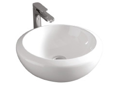 Раковина Artceram Blend 460*460*180 отверстия для смесителя-отсутствуют Glossy White