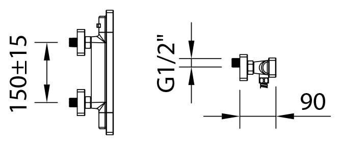 Смеситель для душа Clever Nine Xtreme 60134