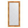 Зеркало настенное с гравировкой EVOFORM в багетной раме римское золото, 76х158 см, BY 4275