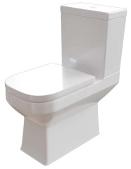 Унитаз-компакт EKOKERAMA ETUDE 370х640х785 горизонтальный выпуск, сиденье с микролифтом, белый (0421)