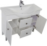 Тумба с раковиной Aquanet Стайл 105 белый (2 дверцы 2 ящика)