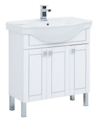 Тумба с раковиной Aquanet Эрвин 80 белый