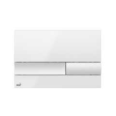 Кнопка смыва alcadrain 24.7х1.9х16.5 для инсталляции, пластик, цвет Белый (M1730)