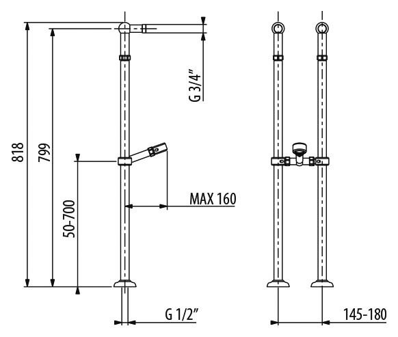 Напольные колонны Gattoni Accessori 1545