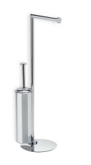 Stil Haus Medea, стойка: бумагодержатель + ерш металлический, цвет хром