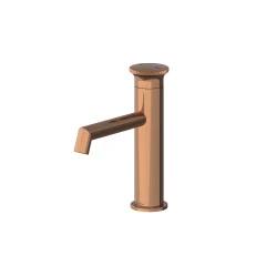 Смеситель для раковины Teska Arte Leo S, розовое золото