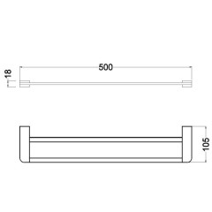 Держатель для полотенец Schein Allom 22822