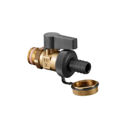 Шаровой кран  Oventrop &quot;Optiflex&quot; Ду 25 со штуцером для шланга