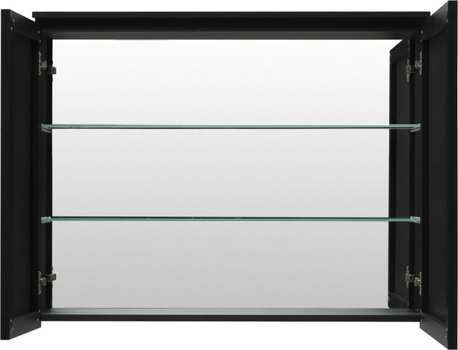 Зеркальный шкаф De Aqua Алюминиум 100 черный 261761