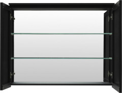 Зеркальный шкаф De Aqua Алюминиум 100 черный 261761