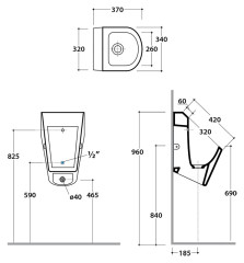 Писсуар Globo Forty3 FO029