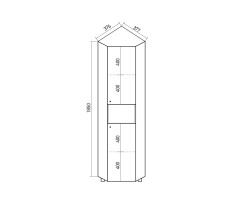 Пенал MIXLINE Ларч-36 правый (510652)