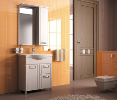 Зеркало-шкаф навесной с подсветкой MIXLINE Альфа-61 левый (534968)