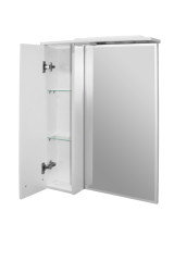 Зеркало-шкаф навесной с подсветкой MIXLINE Альфа-61 левый (534968)