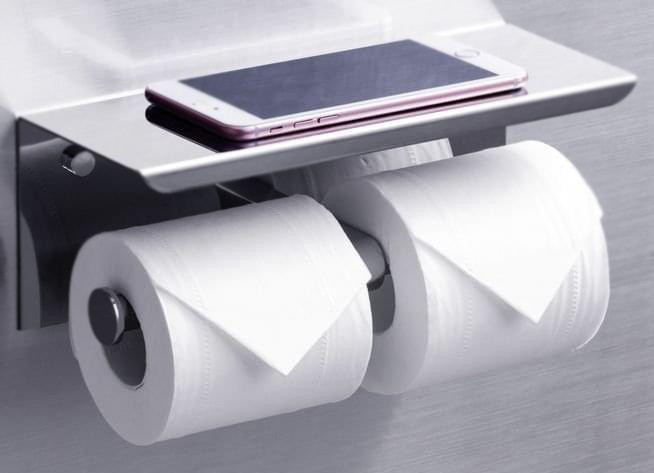 Держатель туалетной бумаги Rush Edge ED77142А двойной