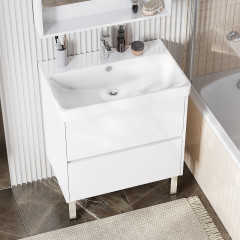 Тумба под раковину Aquaton Сканди 70 682x579x427 подвесная, белая (1A251801SD010)