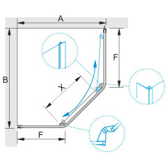 Душевой уголок RGW PA-86B арт. 38088600-14