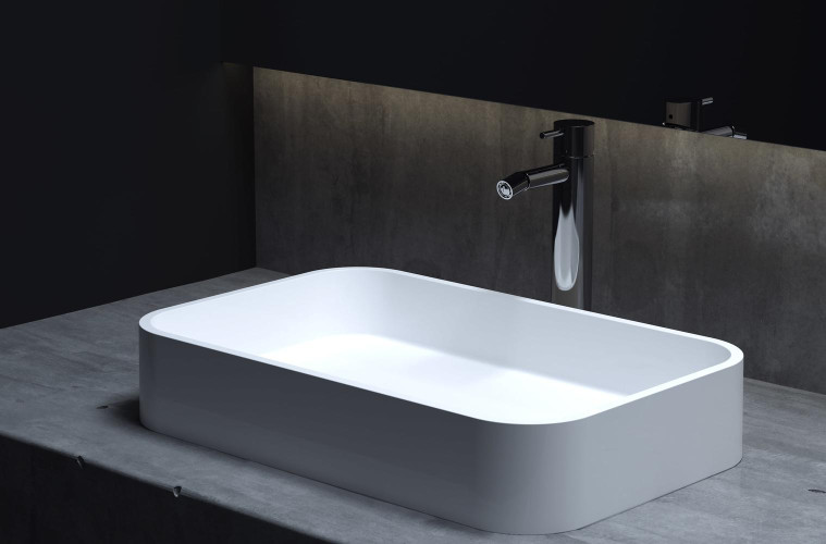 Раковина накладная Salini CALLISTA 104 покраска по RAL полностью