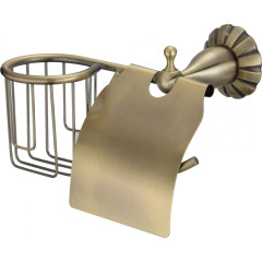 Держатель для туалетной бумаги и освежителя Savol S-R8951C бронза