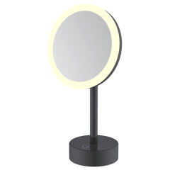 Зеркало настольное с увеличением 5х JAVA S-M551H черный