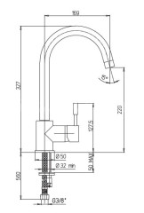 Смеситель Paini Cox 78H4572CRL2